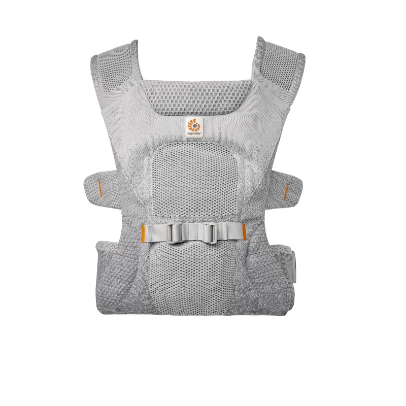 Ergobaby Aerloom Baby Carrier - Lightweight Built In Airflow Long Comfort Wearing Ergonomic Newborn Ready Lumbar Support