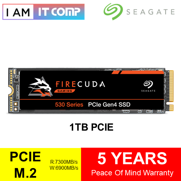 Seagate FireCuda 530 With Heatsink M.2 PCIe Gen 4 4 NVMe Solid State