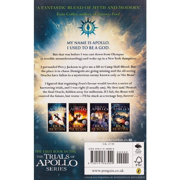 [ LOCAL READY STOCK ] TRIALS OF APOLLO #01: HIDDEN ORACLE HEROES READ BOOK (ISBN: 9780141363929)