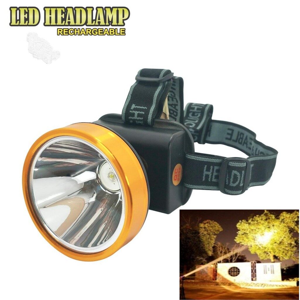 [Ready Stock ] 200W 100W Fishing/Hunting/Camping Rechargeable Headlamp Lampu Kepala Terang
