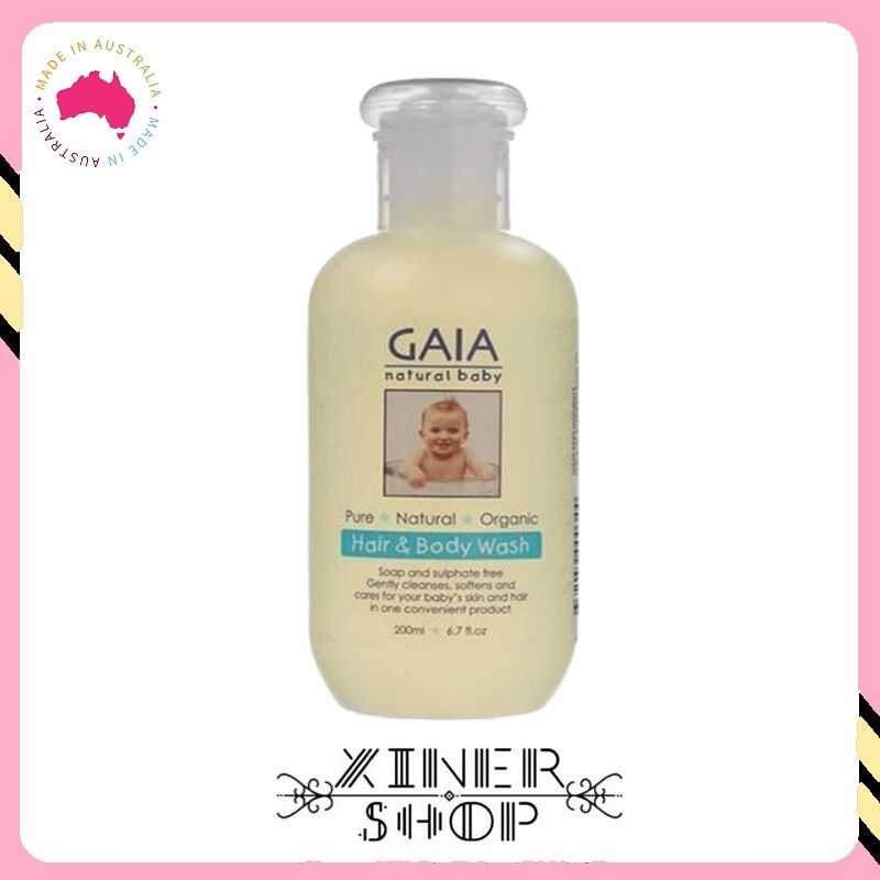 [Import From Australia] GAIA Natural Baby Hair &amp; Body Wash ( 200ml )