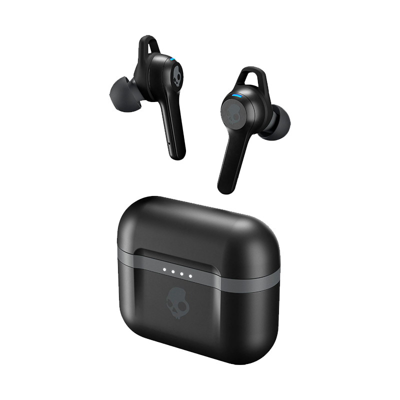 Skullcandy Wireless Earbuds Indy Evo with Bluetooth 5.0, Built-in Tileâ„¢ Technology, 30 Hour Play Time, IP55 Sweat Resistant, Water Resistant And Dust Resistant, 3 EQ Modes (Music, Movie, Podcast)
