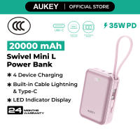 Aukey PB-Y92L 20K mAh 35W Power Bank with USB C and Lightning Cable - CCC Certification