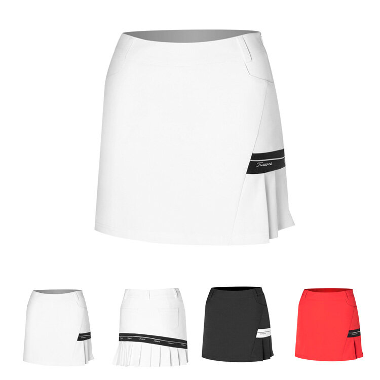 Golf Skirt Women's Pleated Skirt Elastic Quick Drying Anti Light Golf Skirt Tennis Badminton Versatile