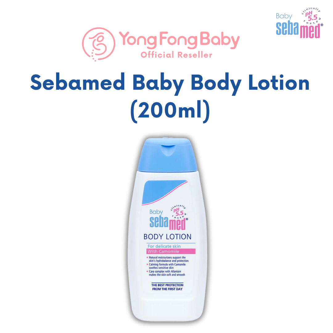 Sebamed Baby Lotion Body Lotion For Delicate Skin Baby Newborn with Camomile (100ml / 200ml / 400ml)