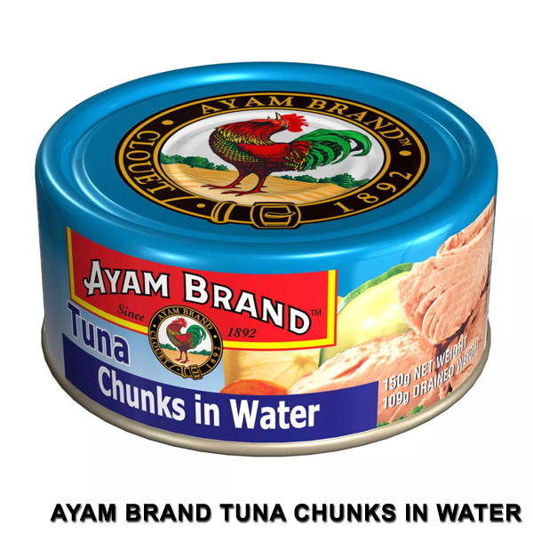 Ayam Brand Tuna in Water (Chunks / Flakes) - 150g