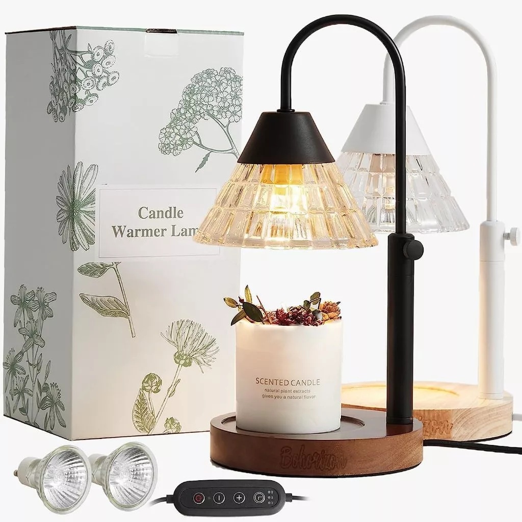 LED Candle Warmer Lamp Light Electric Dimmable Wax Melting heater Scented Aroma Fragrant