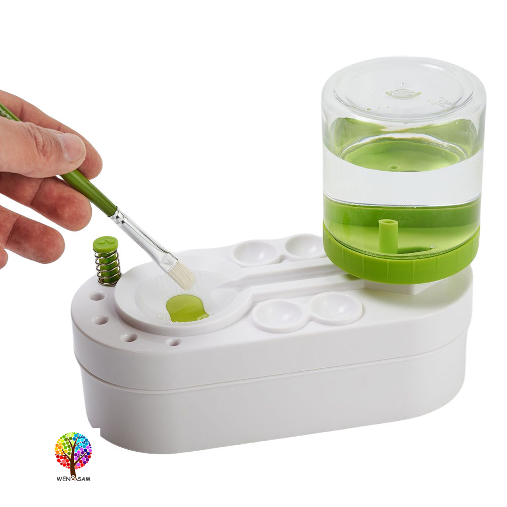 Brush Rinser Art Supplies Brush Washer Water Cycle Paintbrush Rinser Calligraphy Paint brush Cleaner Tool 画笔清洗器