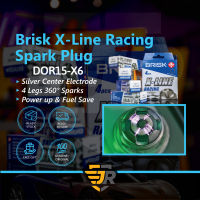 Brisk X Line Racing Spark Plug Vios Alphard Camry Accord City Jazz Kelisa Kenari Myvi Waja Car Ignition Parts Brisk Xline DOR15-X6