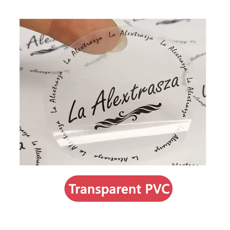 Custom Sticker Transparent Sticker Printing Logo Packaging Labels Personalized Stickers- Transparent