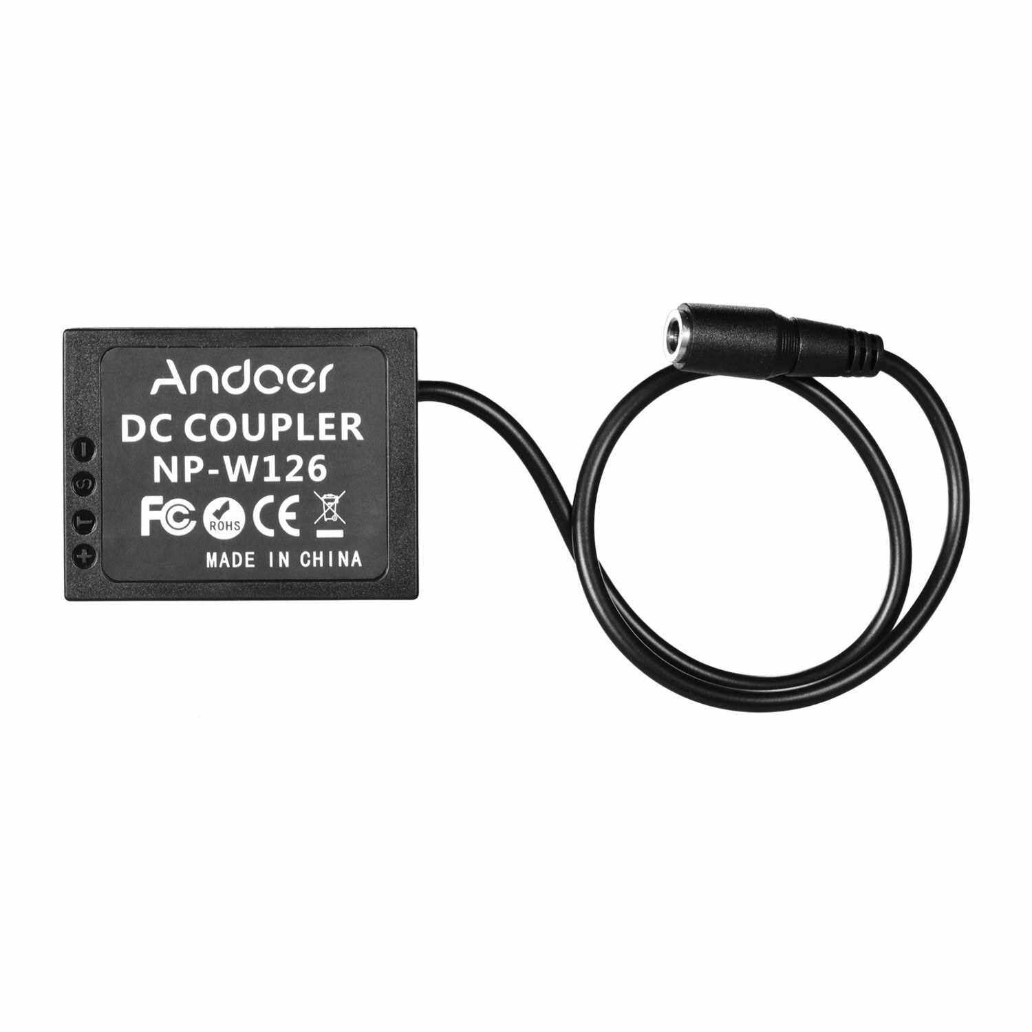 Andoer 5v Usb To Np W126 Dummy Battery Pack Dc Coupler With Power