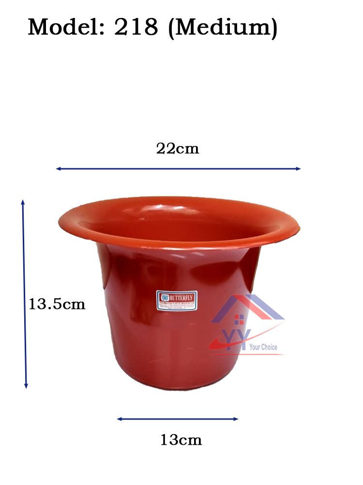 BUTTERFLY Red Plastic Spitton Baby Potty Adult Potty Spittoon Ketul Plastik/Kids Potty for Wedding/Children Spitton脚痰桶
