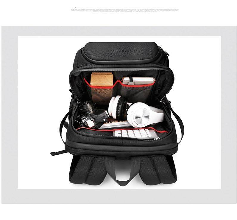 Arctic Hunter i-Pro Backpack Mens Hard Case Anti-Cut Laptop Backpack Multi-Compartment Korean Ergonomics Waterproof(17")