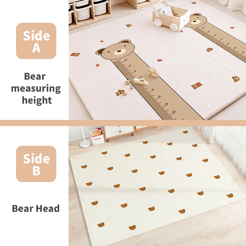 LemonU Baby 200*180CM Playmat XPE New Design 2cm Thicken Crawling Pad 180*150cm Foldable Play Mat