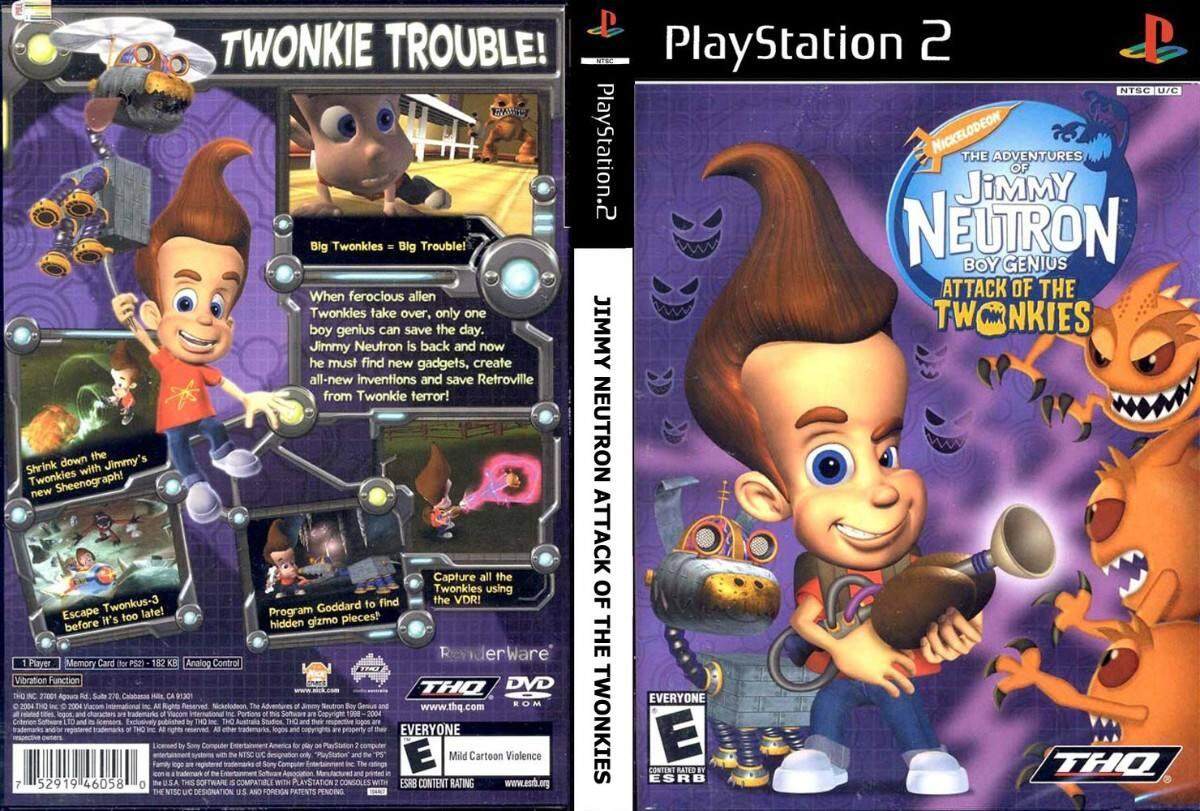 jimmy neutron attack of the twonkies ps2