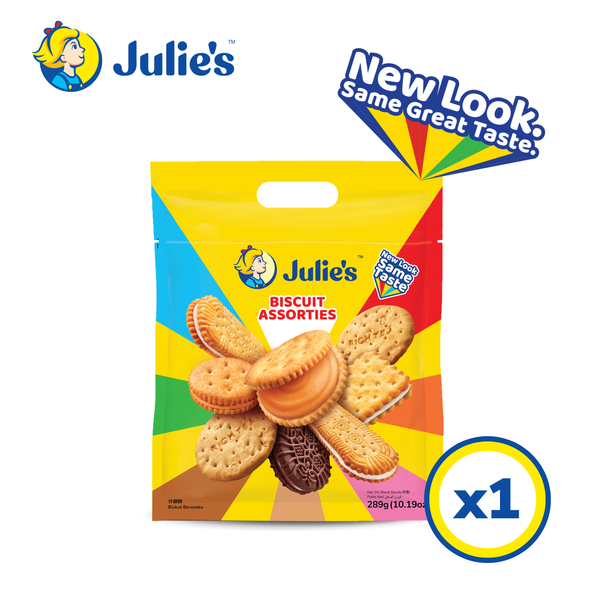 Julie’s Biscuit Assorties 289g x 1 pack