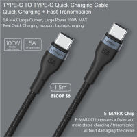 Orsen By Eloop 100W USB C to Type C Cable 5A Super Charge For Xiaomi Redmi Note 8 Pro Quick Charge 4.0 PD 100W Fast Charger Macbook iPad Pro