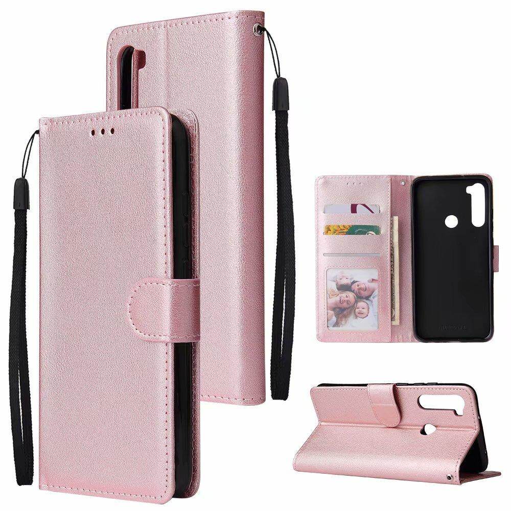 Bao Da PU Sang Trọng Nhẹ Dành Cho Xiaomi Redmi Note 8 Ngăn Đựng Thẻ Bên Trong 6.3 Inch Ốp Lưng Lật TPU