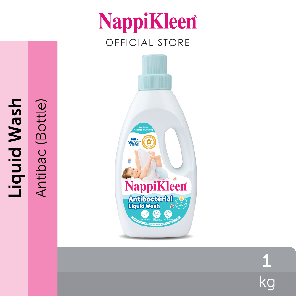 Nappikleen Anti-Bacterial Liquid Wash 1KG