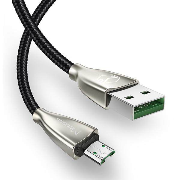 Mcdodo Micro USB Super Charge 1.5M Black Cable With Braided Wire Flexible And Anti-Entangled (CA591-0)