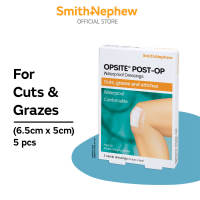 Smith+Nephew Opsite Post-OP Waterproof Dressings (6.5cm x 5cm x 5s)