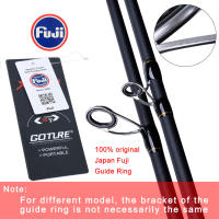 Goture Xceed Fuji Guide Ring Selectable Spinning Casting Fishing Rod 4 Sections Portable Travel Lure Rod Carbon Fiber Poles With Hard Tube