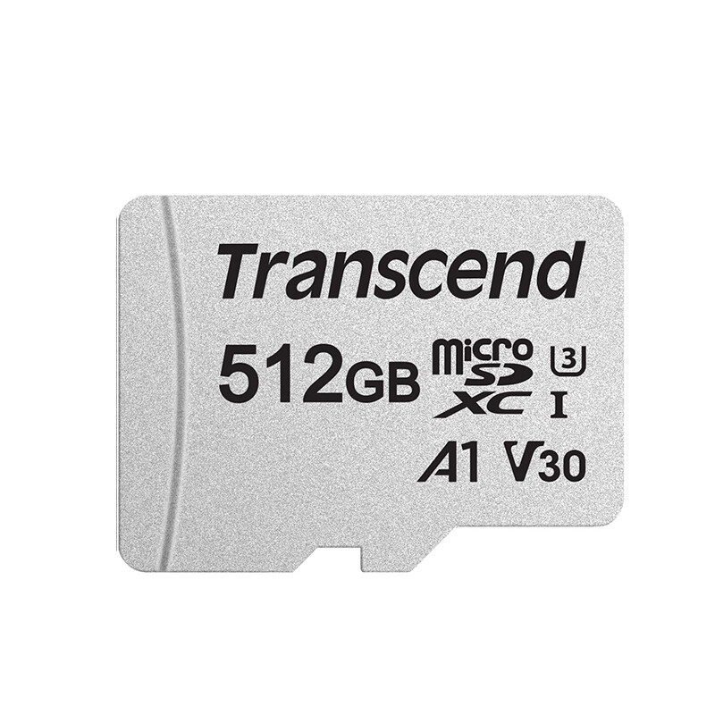 Transcend 300S MicroSD Memory Card with A1 App Performance, Up To 95mb/s Read, Ideal for Smartphone, Tablets and Digital Camera