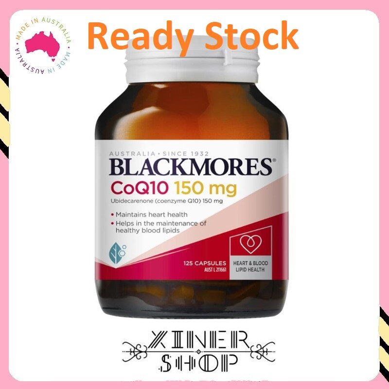 [Import From Australia] [Ready Stock EXP Date : 10/2024] Blackmores CoQ10 150mg ( 125 Capsules )