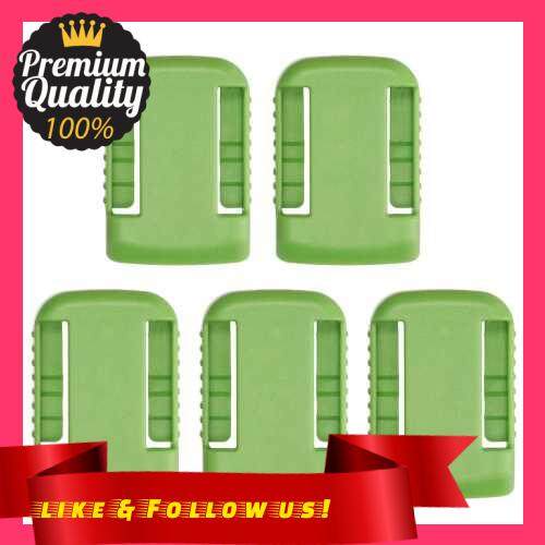 People\'s Choice 5pcs Lithium-Ion Batteries Storage Bracket Dedicated Battery Clip Battery Mount Dock Holder Replacement for DCB200 18/20V Battery 14.4V-60V Battery (Green)