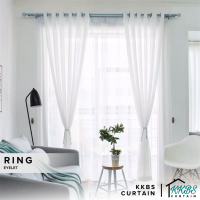 KKBS CURTAIN Jovanna Langsir Sheer Putih Siap Jahit Cangkuk & Ring (Jovanna Sheer Tulle Day Curtain Ready Made)