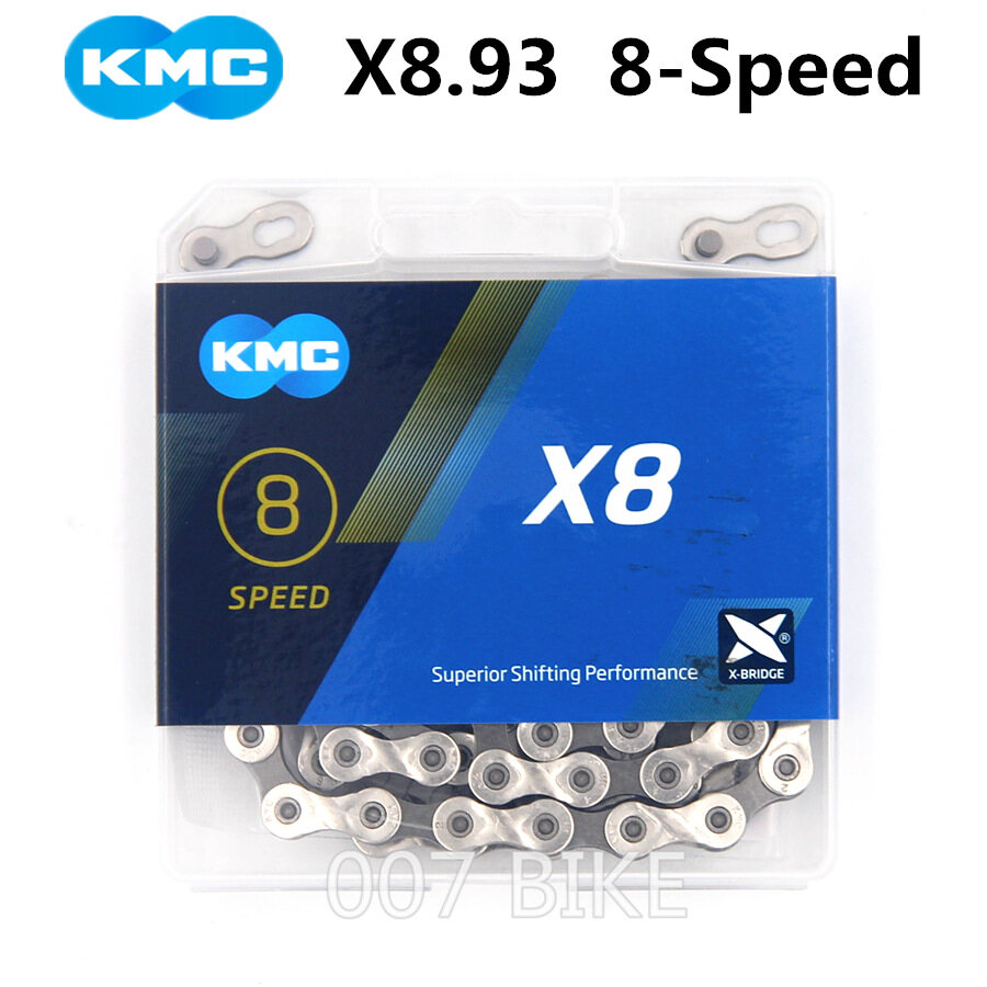 Xích Xe Đạp Leo Núi 8 Tốc Độ KMC X8.93 Dây Xích Xe Đạp Địa Hình Z8 Chính Hãng 116L