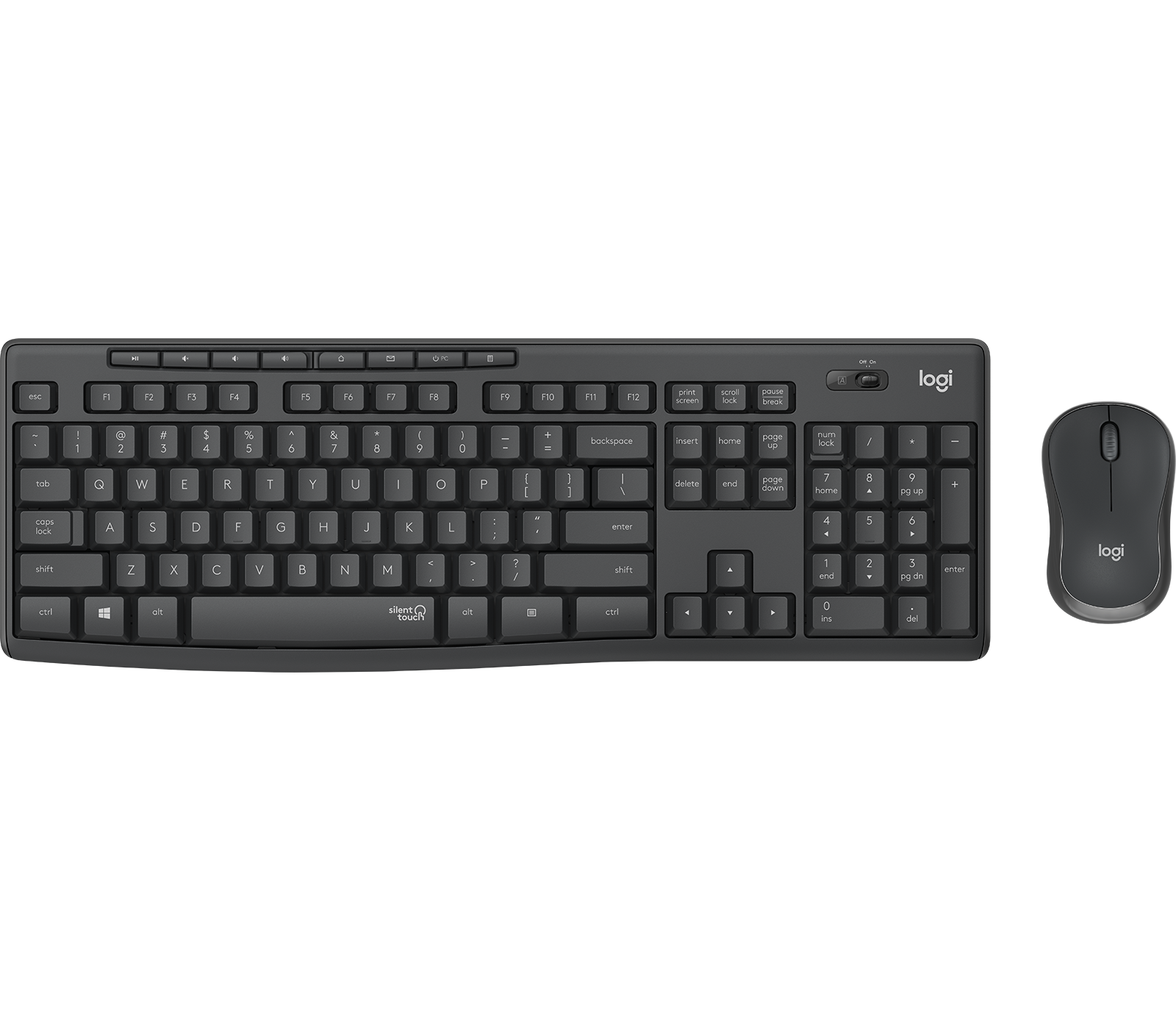 Logitech MK295 Wireless Silent Keyboard + Mouse Combo Desktop