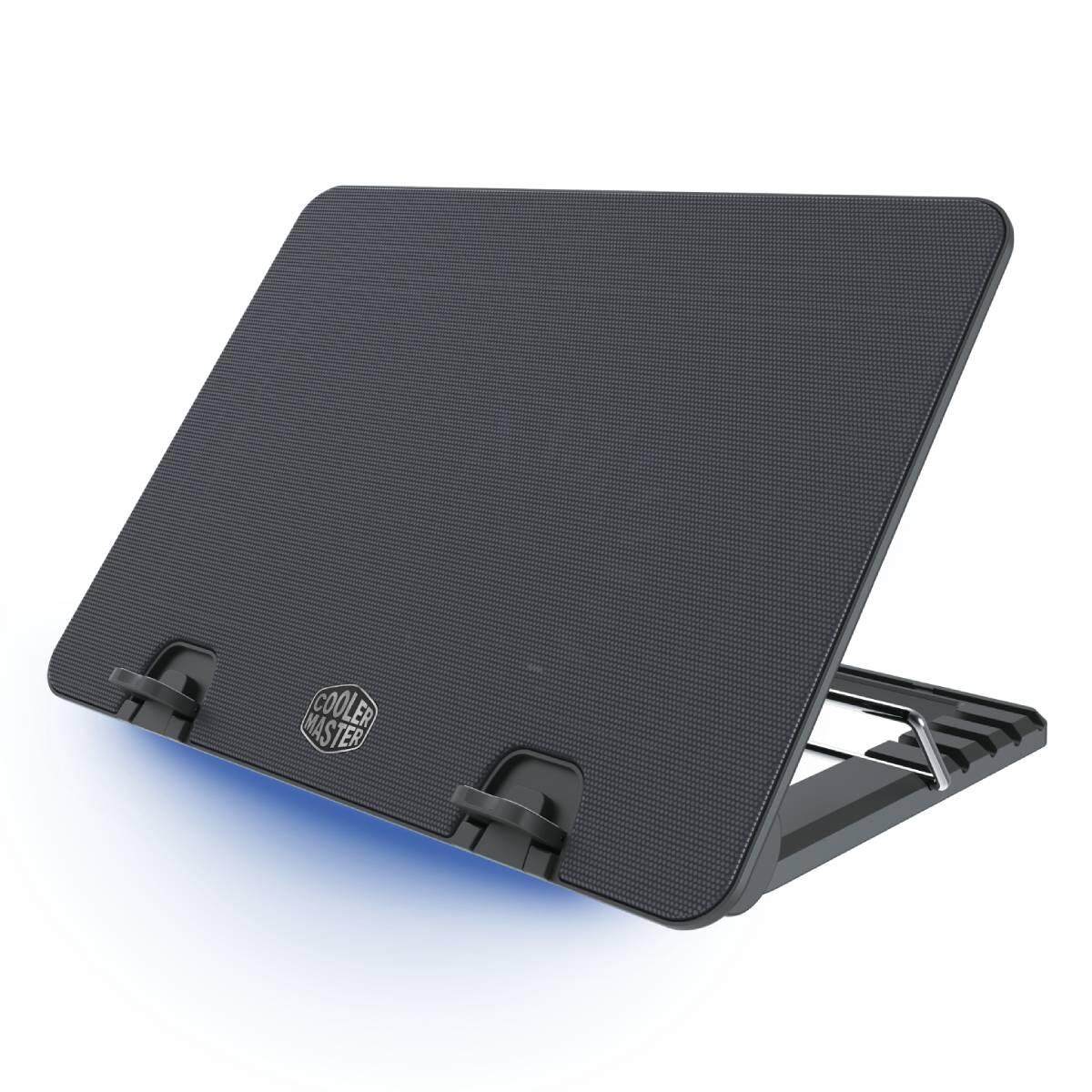 Cooler Master ERGOSTAND IV 140mm Silent Fan Height-Adjustable Ergonomic Mesh 4 USB 2.0 Notebook Cooler for up to 17