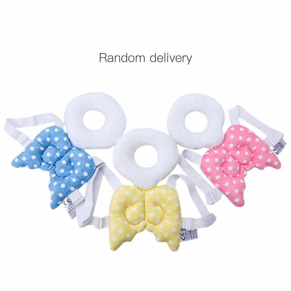 Baby Head Protection Pad Toddler Headrest Pillow Lovely Baby Neck Nursing Cushion Kids Anticollision Soft Headring (Colorful)
