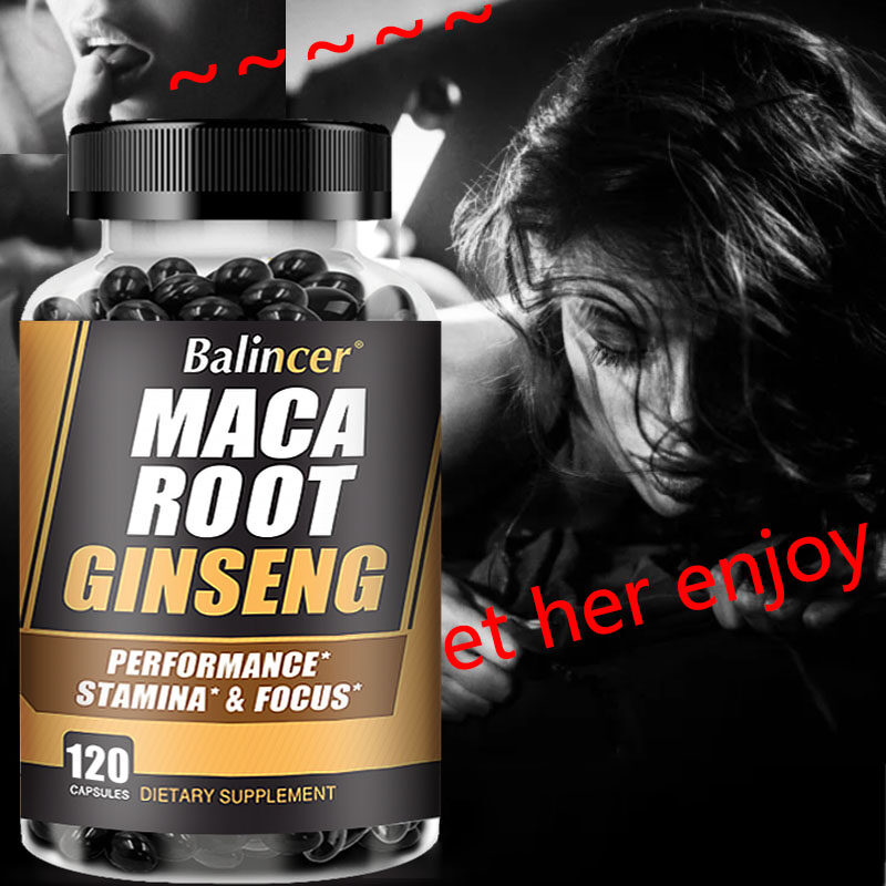 Natural maca supplement for men, enhance endurance, strength, performance