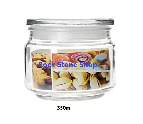 Airtight Storage Glass Jar Clear Container For Spice Food Snacks Tea Bag | Balang Kaca Kedap Udara Kuih Raya | 密封储存玻璃罐