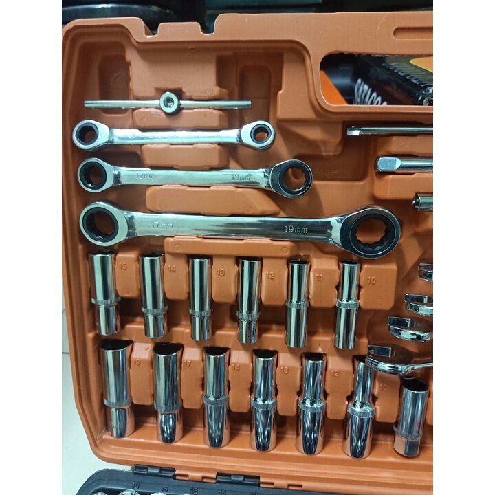 151PCS Ratchet Box Socket Set Box Set Spanner Set Wrench Set Tools Set