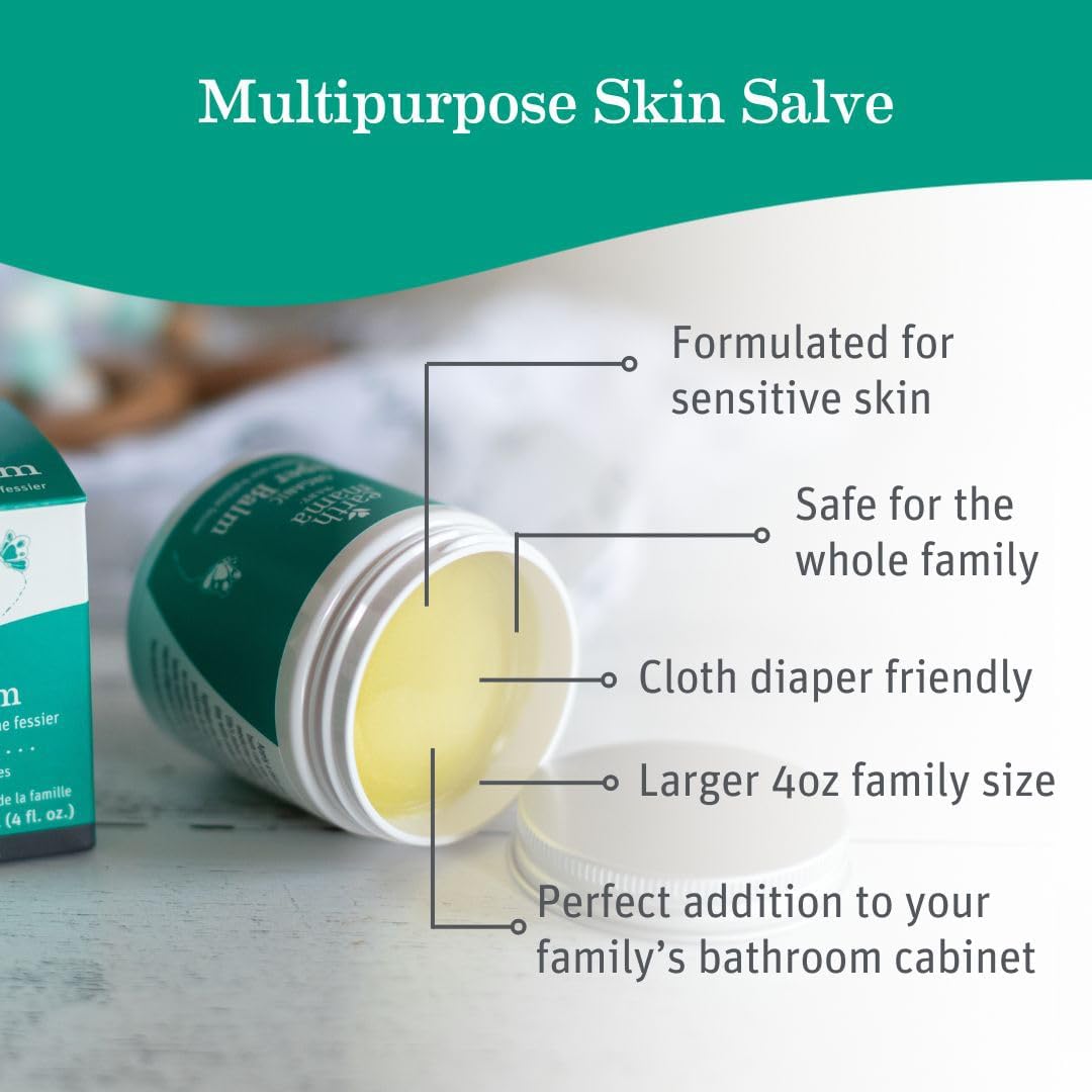 Earth Mama Angel Baby Bottom Balm 60ml Baby Diaper Balm Organic Diaper Balm