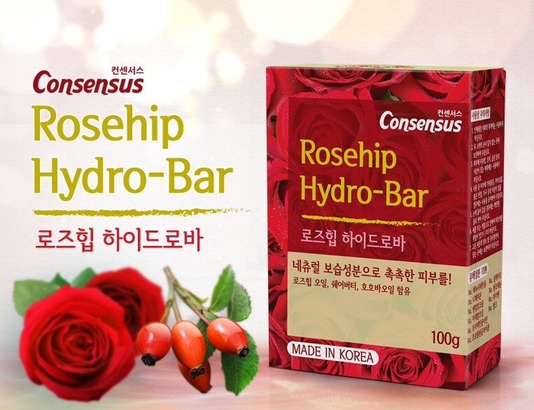 Ready Stock] Consensus Hydro-Bar Come With Rosehip, Cherry Blossom, Olive  (100g) Cherry Blossom x6 | New PGMall