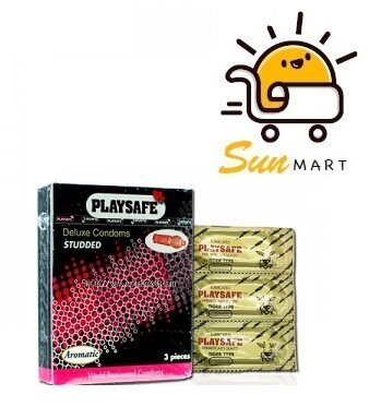 Playsafe Studded Condoms (3's)