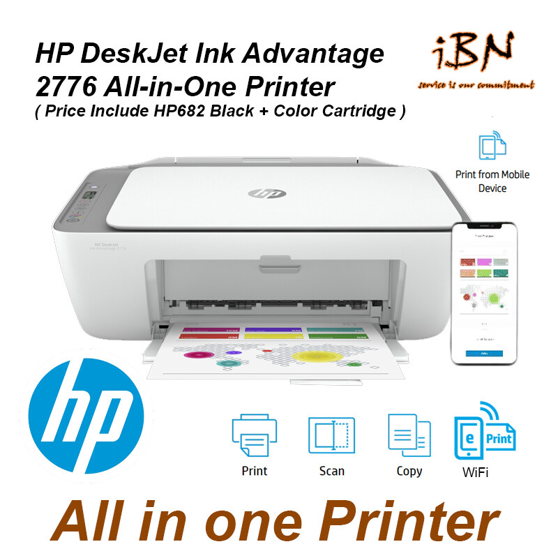 HP Printer DeskJet Ink Advantage 2336 2776 2777 3IN1 Printer - PRINT ...