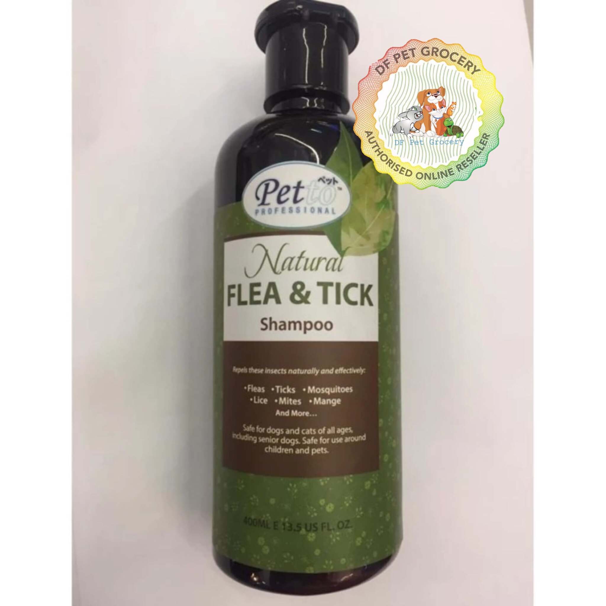 Petto Professional Natural Flea &amp; Tick Shampoo 400ml