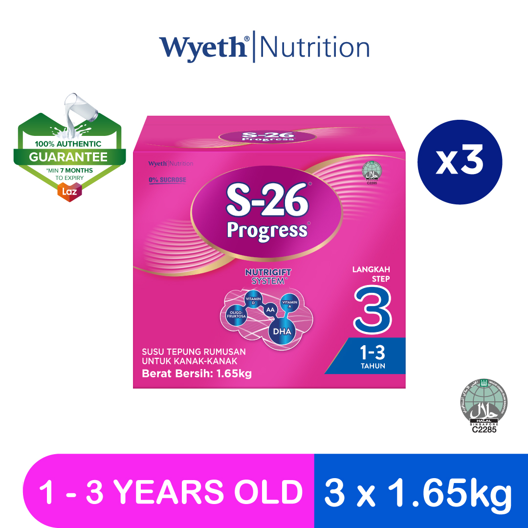 S-26® PROGRESS® Step 3 (1.65kg x 3)