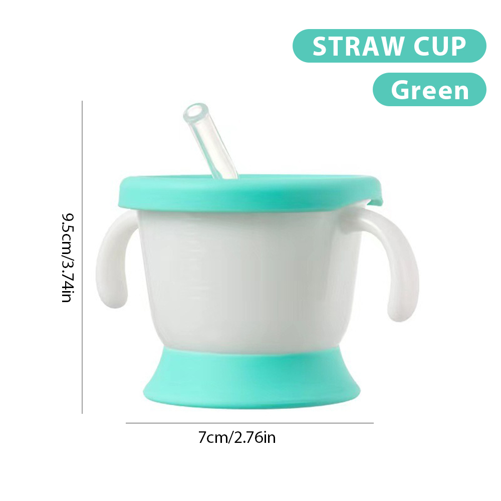 New Baby Training Cup Silicone Sippy Cup Free BPA Baby Water Bottle Baby Drinking Cup with Straw Learning Cup