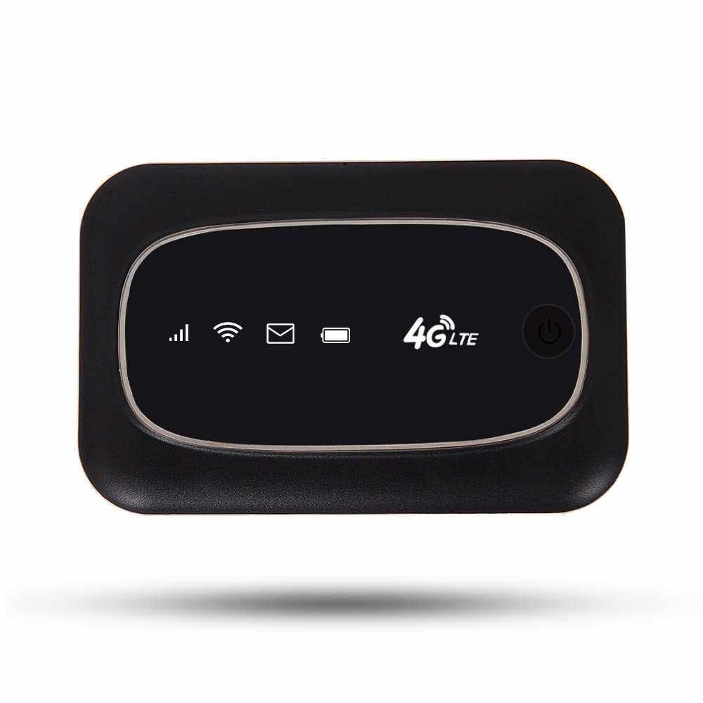 4G LTE CAT4 150M Unlocked Mobile MiFis Portable Hotspot Wireless Wifi Router with SIM Card Slot(Black) (Black)