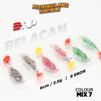 EXP Belacan 6cm Soft Plastic 2.5g Snakehead Killer Haruan Bujuk Umpan Tiruan Casting SP Fishing Lure
