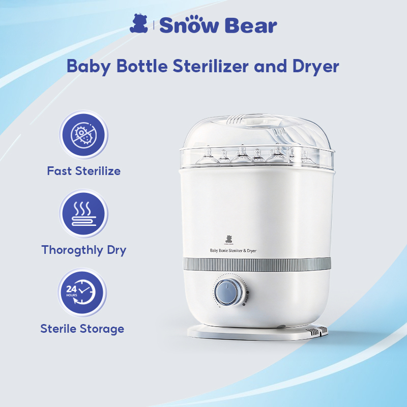 SnowBear baby bottle sterilizer and dryer bottle sterilizer