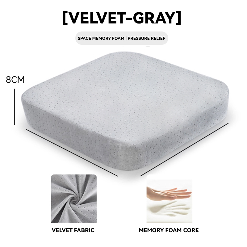 【 MiGuMiGu 】 waist protection memory cotton pad office chair pad summer pad student pad bench table chair pad long seat cushion modern style [24 hour delivery]