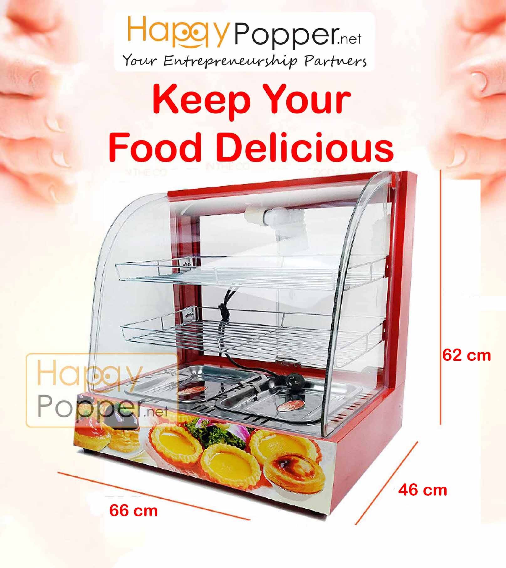 Commercial Food Warmer Display Case Food Warmer Display Showcase Double