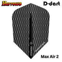 Harrows Dart Flights - Standard Max Air Longer Extra Strong Max Air Dart Flights 3pcs/pack